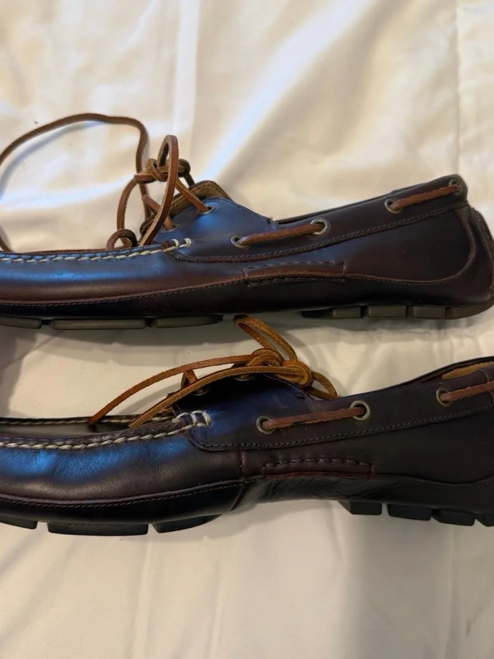 EUC Polo Ralph Lauren Roderick Driver Slip On Loafer Size 12 Authentic  Brown